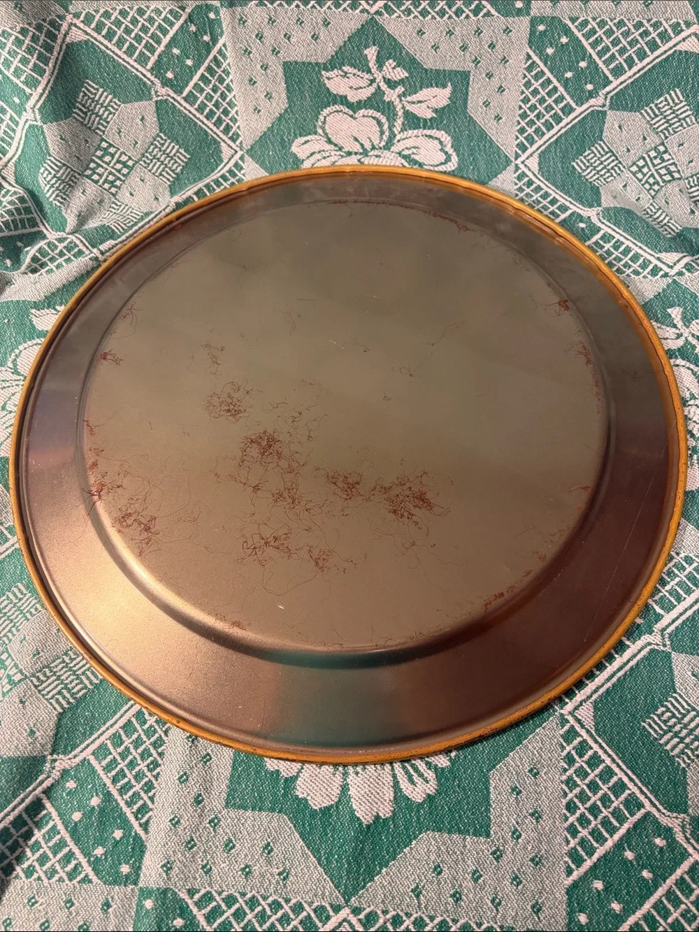 Antique Kaffee Klatch Serving Tray - Metal